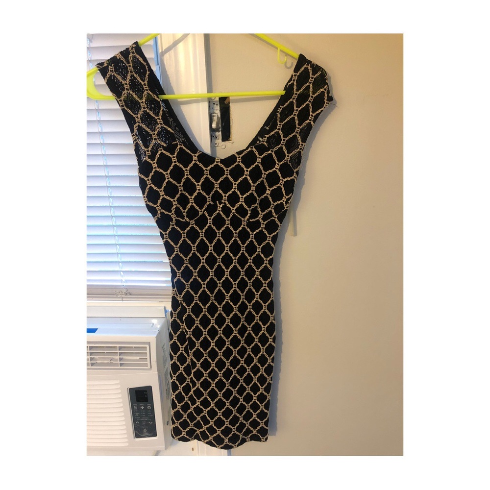 Black and Gold Dress